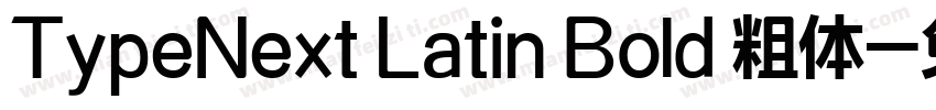 TypeNext Latin Bold 粗体字体转换